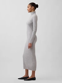 CashSoft Turtleneck Maxi Sweater Dress