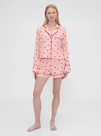 Gap × Summer Fridays Flannel Hearts PJ Boxer Shorts