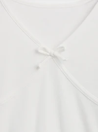 Kids Cross Front Bow T-Shirt