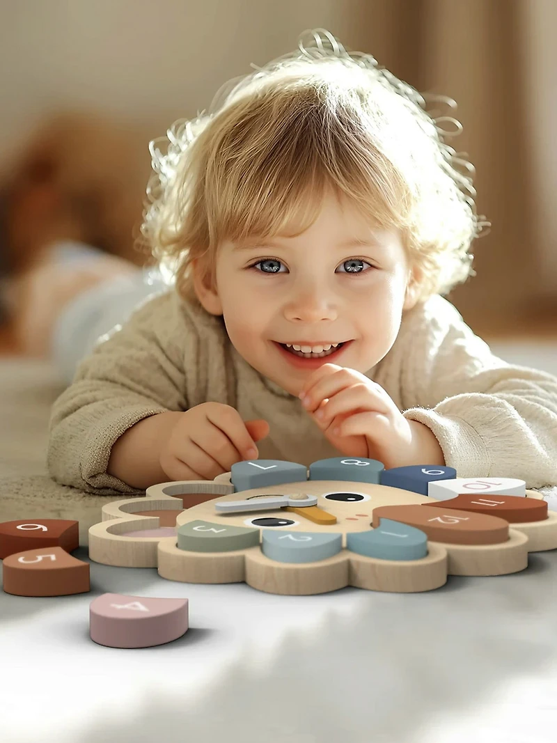 Hedgehog Clock Game Toddler Toy