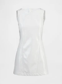 GapStudio Vegan Patent Leather Mini Dress