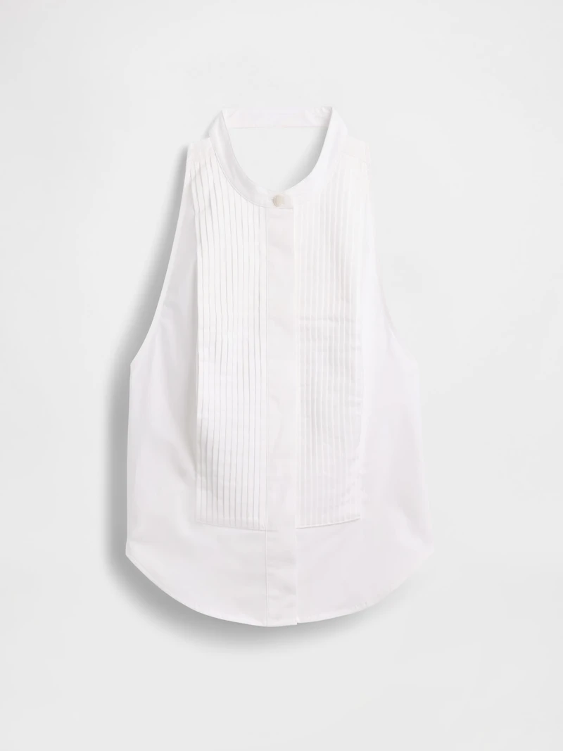 GapStudio Poplin Tuxedo Shirt