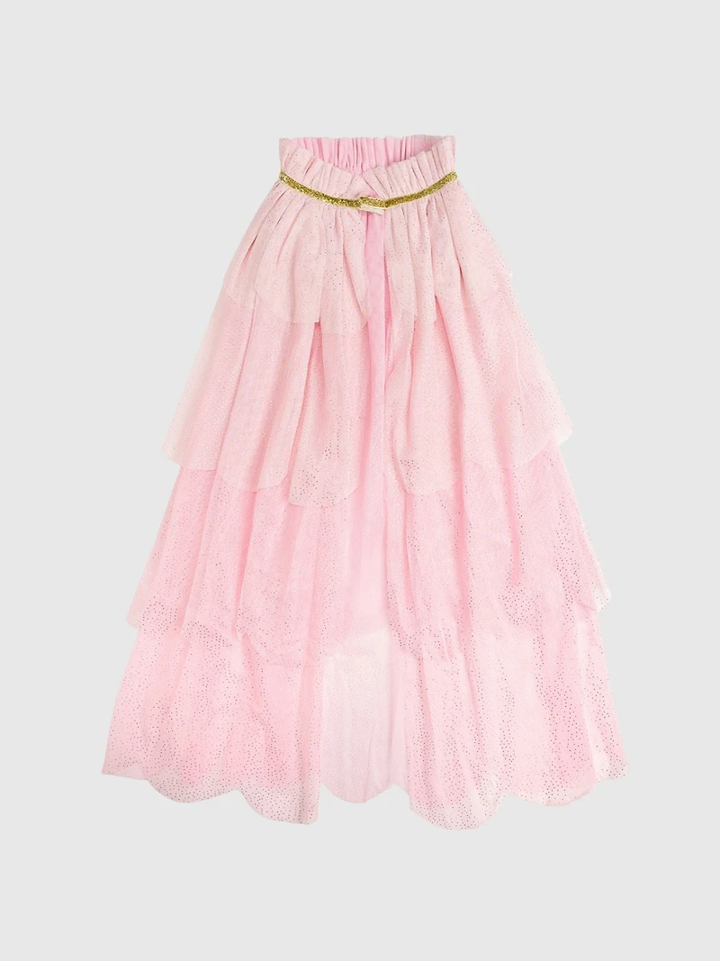 Sweet Wink Pink Princess Tiered Cape