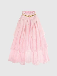 Sweet Wink Pink Princess Tiered Cape