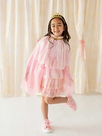 Sweet Wink Pink Princess Tiered Cape