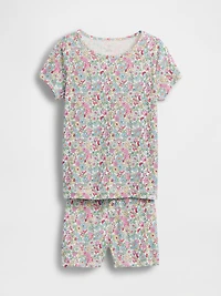 Kids Organic Brushed Cotton PJ Short Set