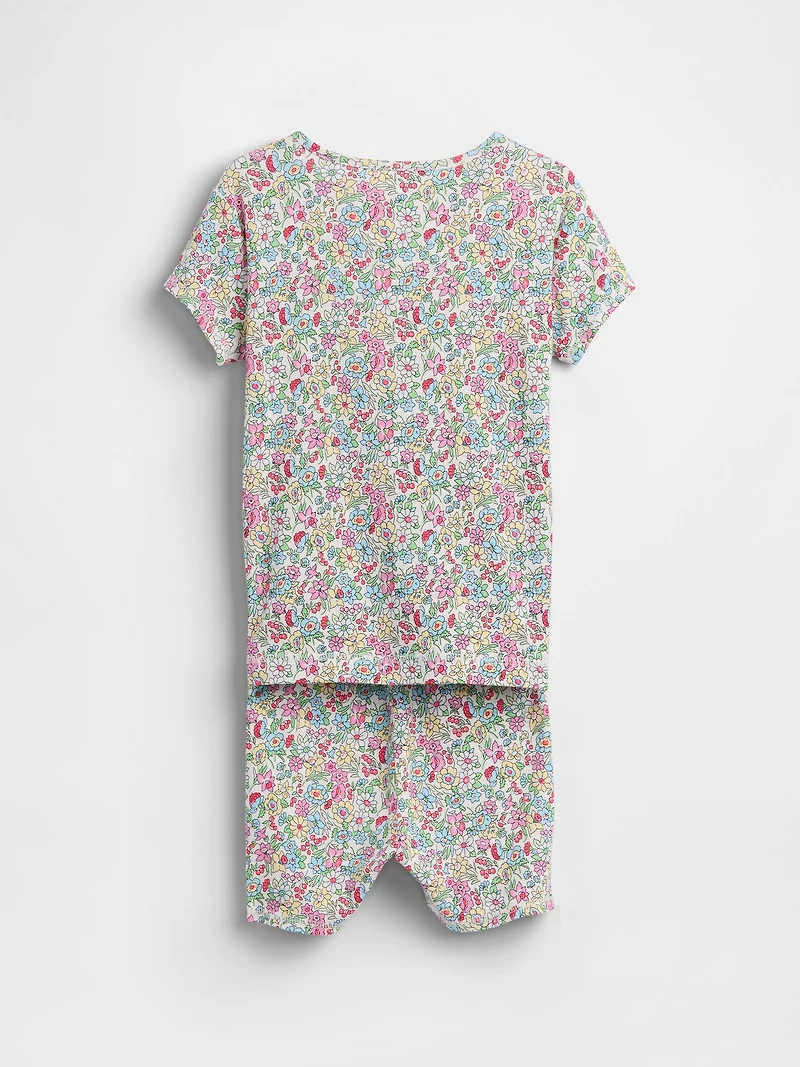 Kids Organic Brushed Cotton PJ Short Set