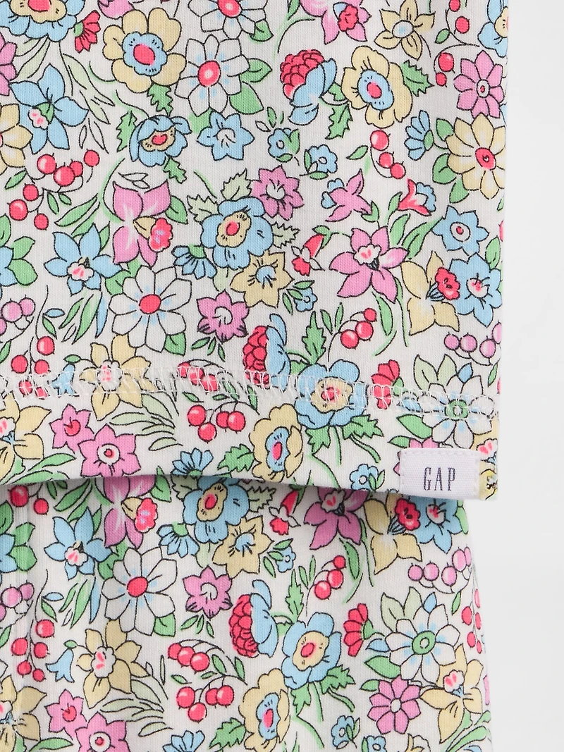 Kids Organic Brushed Cotton PJ Short Set