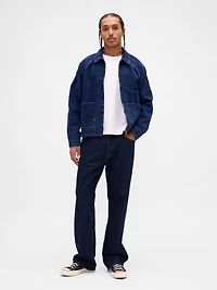Denim Zip Chore Jacket