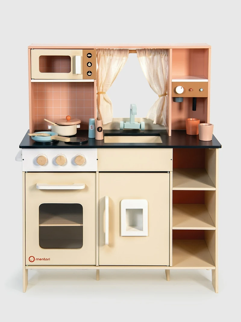 Cream Play Kitchen