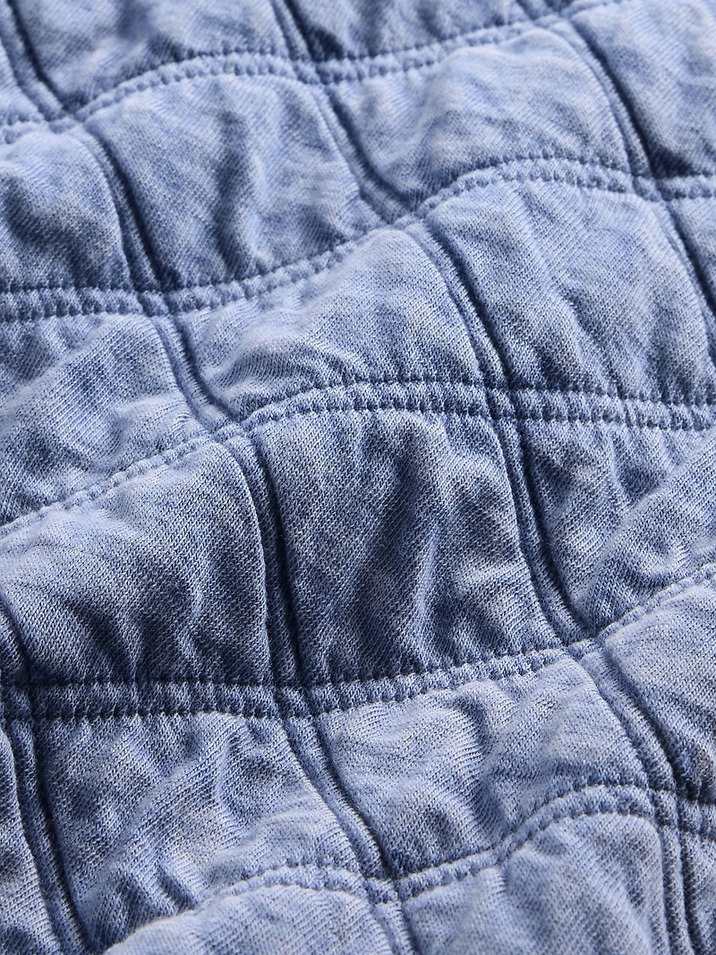 Kids Oversized Quilted Zip Jacket