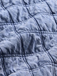 Kids Oversized Quilted Zip Jacket