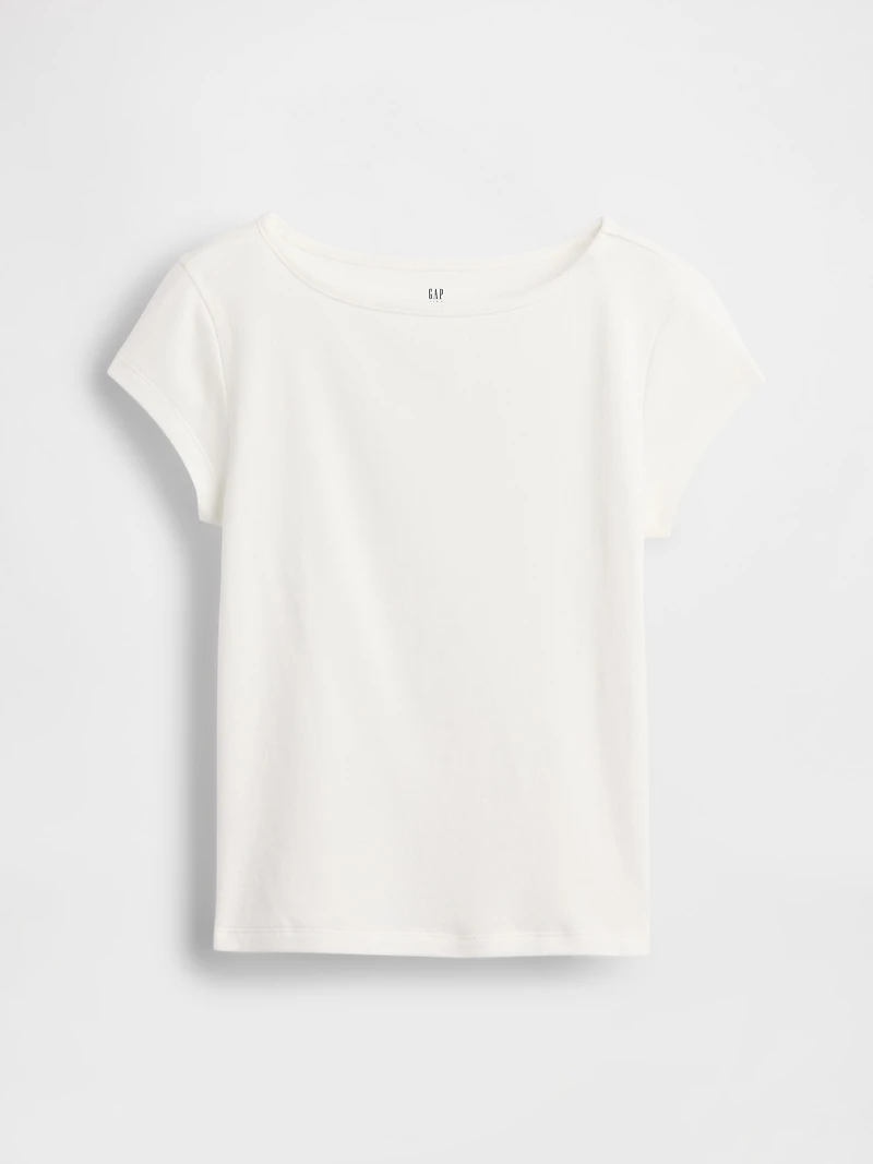 Kids Cap-Sleeve Fitted T-Shirt