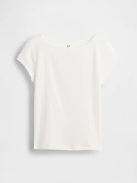 Kids Cap-Sleeve Fitted T-Shirt