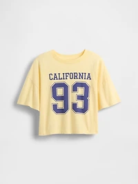 Kids Oversized State Graphic T-Shirt