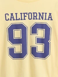 Kids Oversized State Graphic T-Shirt