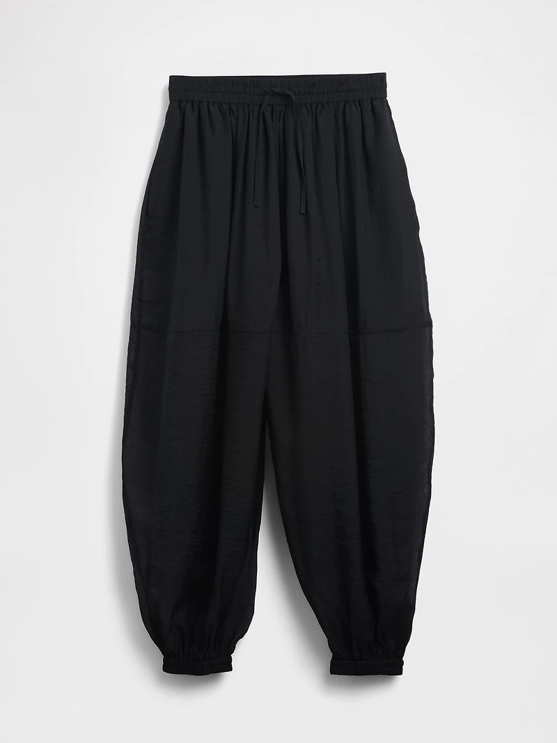 Sheer Parachute Joggers