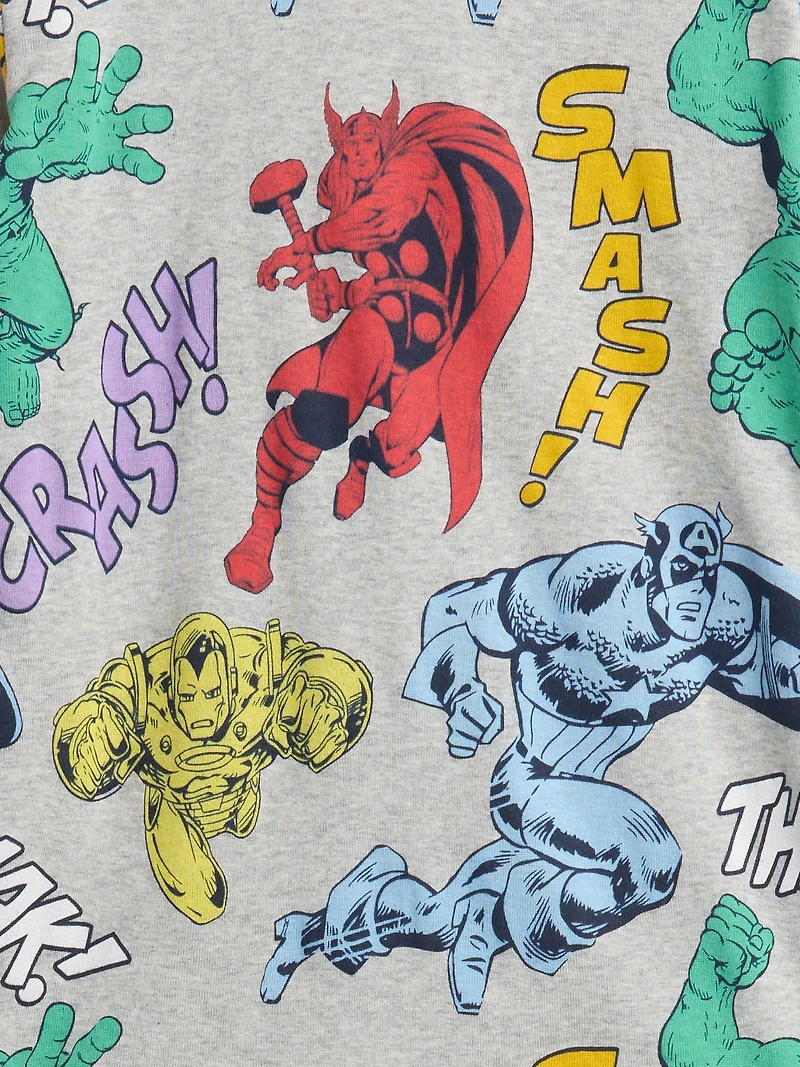 Kids Marvel Organic Brushed Cotton PJ Set