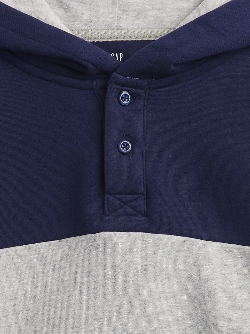 Kids VintageSoft Relaxed Henley Hoodie