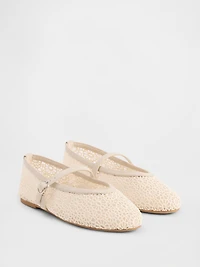 Kids Crochet Mary Jane Flats