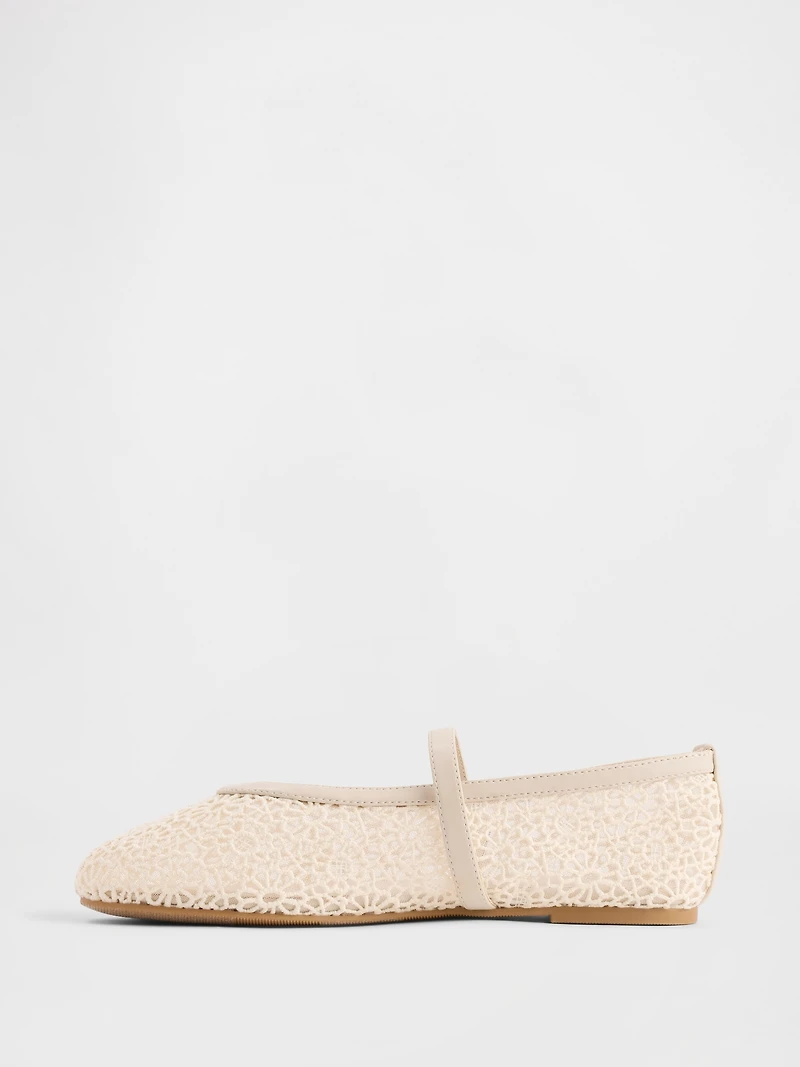 Kids Crochet Mary Jane Flats