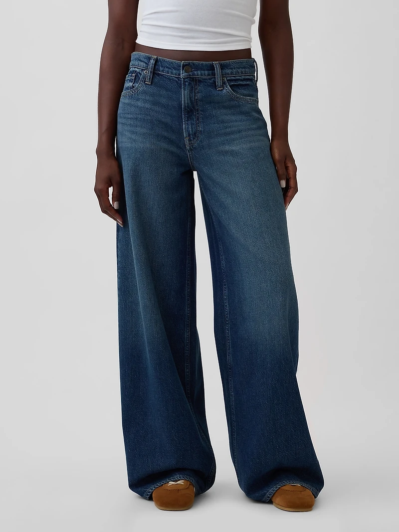 Mid Rise UltraSoft Baggy Jeans