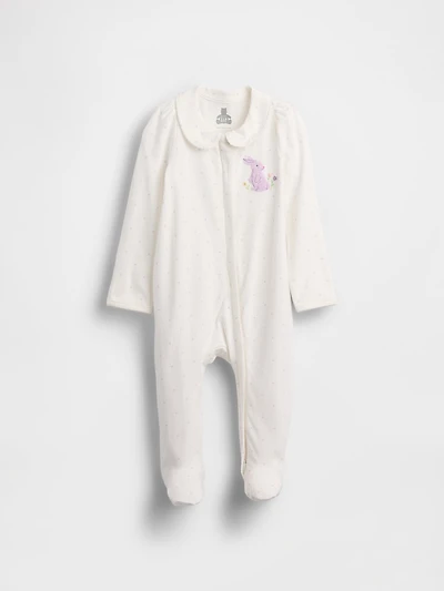 Baby First Favorites Organic Cotton Footed One-Piece