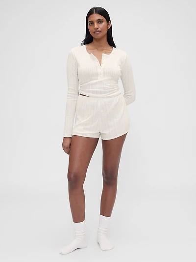 Gap × Summer Fridays Pointelle PJ Shorts