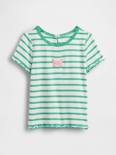 Baby & Toddler Embroidered Rib T-Shirt