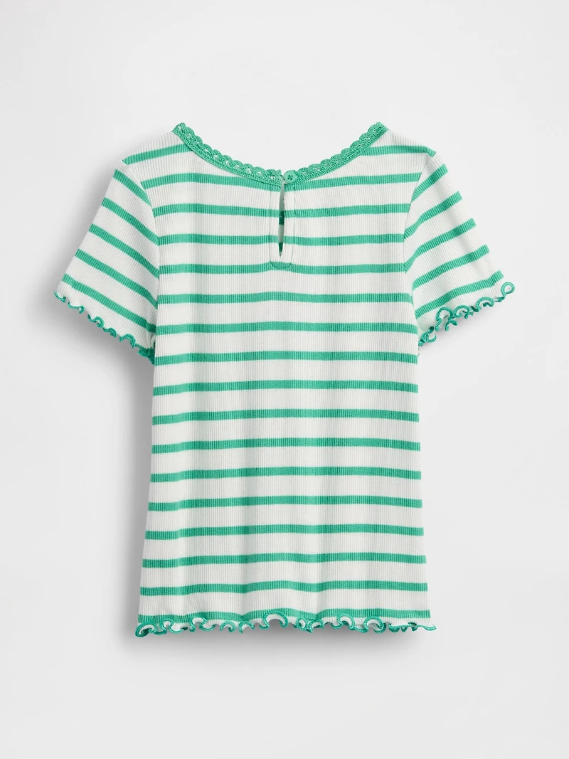 Baby & Toddler Embroidered Rib T-Shirt