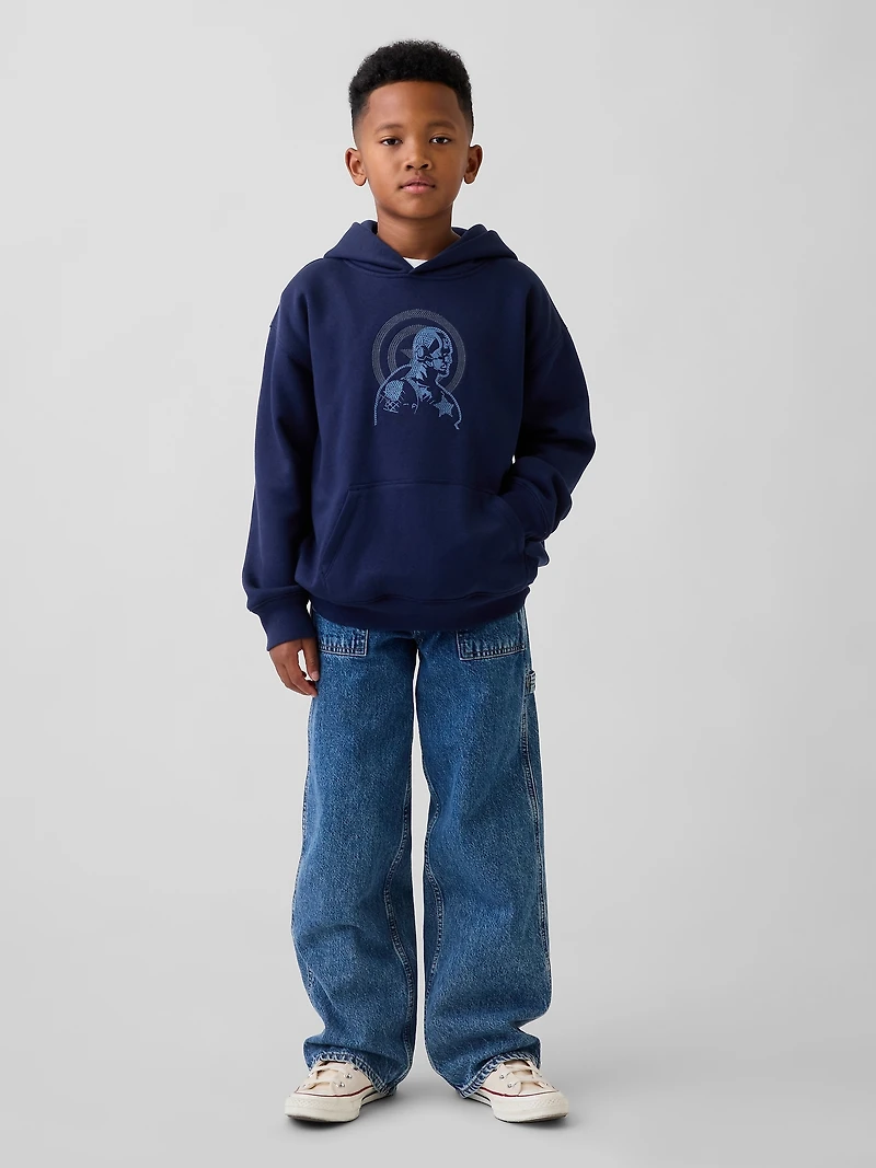 Kids Marvel VintageSoft Relaxed Hoodie