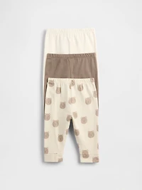 Baby First Favorites Organic Cotton Pull-On Pants (3-Pack