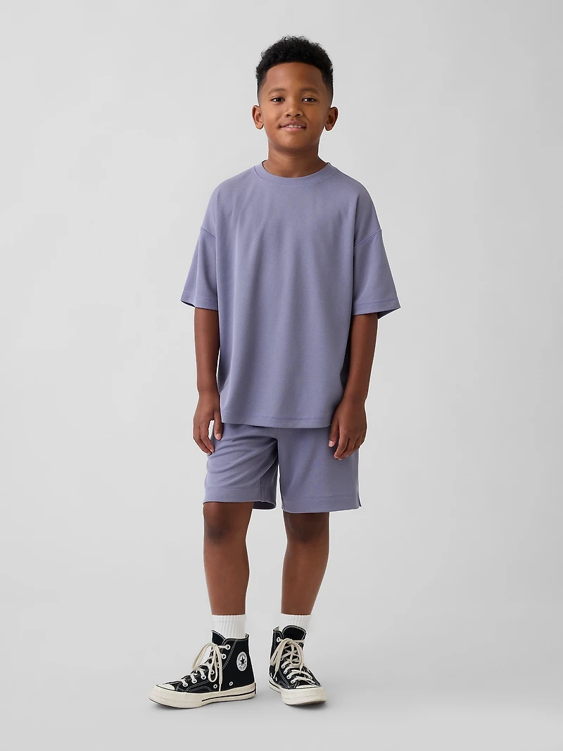 Kids GapFit Tech Recycled Mesh Shorts