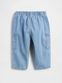 Baby Pull-On Barrel Cargo Jeans