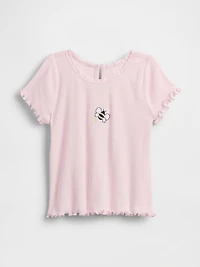 Baby & Toddler Embroidered Rib T-Shirt