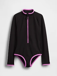 Kids Rash Guard One-Piece Swimsuit