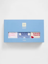 Gap × Summer Fridays Logo Crew Socks (3-Pack)