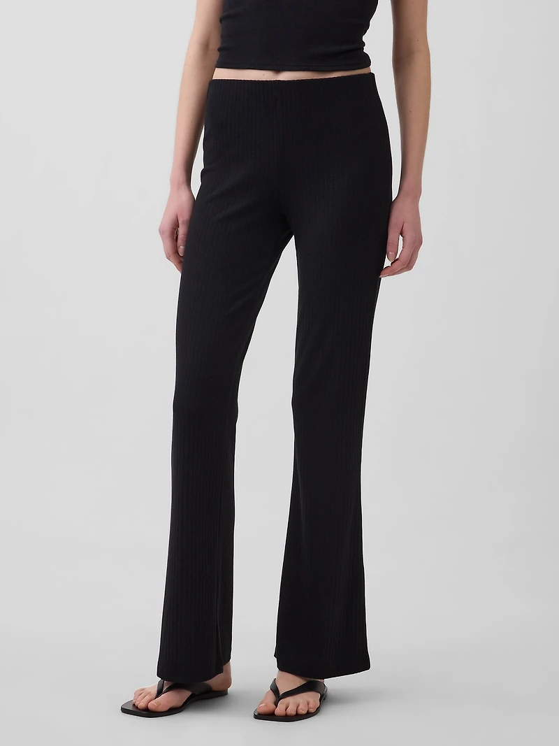 Modern Wide Rib Flare Pants