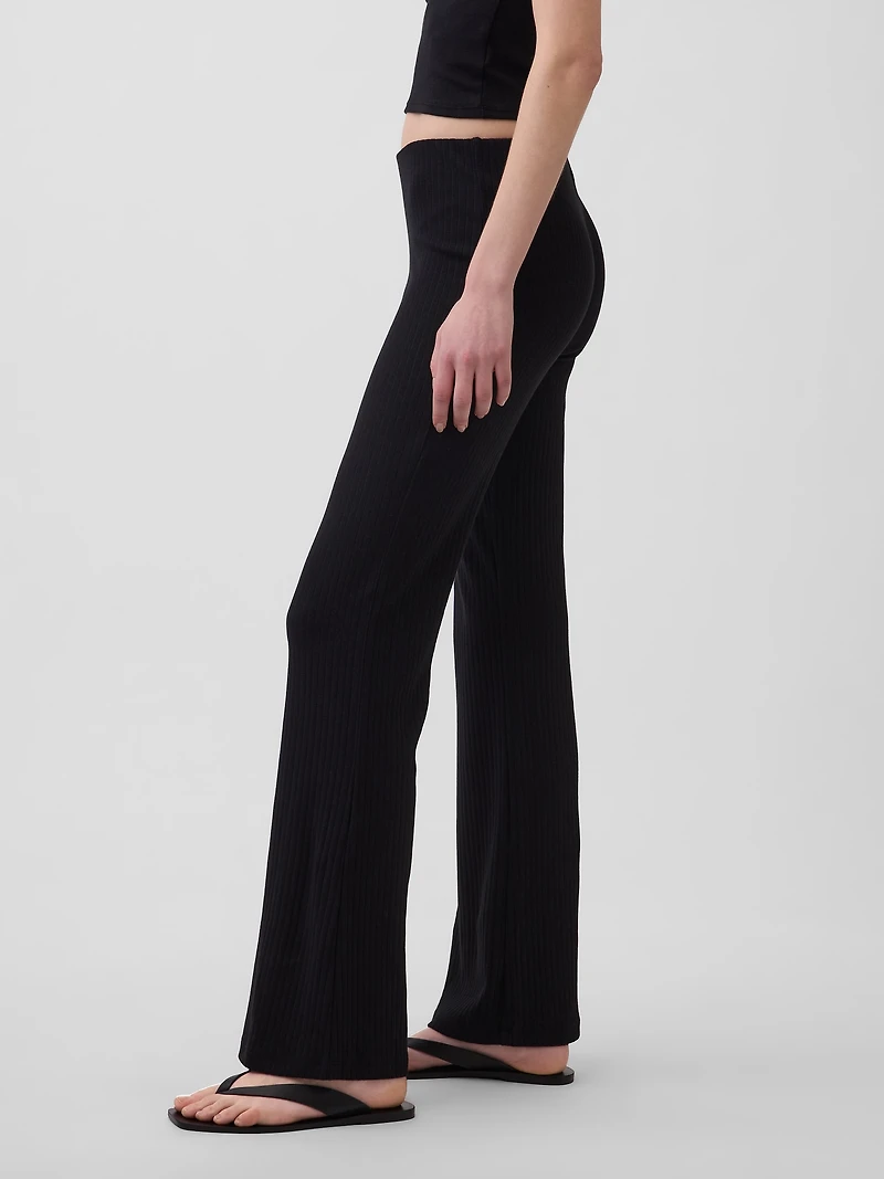 Modern Wide Rib Flare Pants