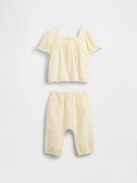 Baby Seersucker Outfit Set