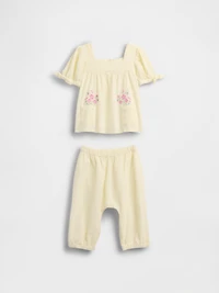 Baby Seersucker Outfit Set