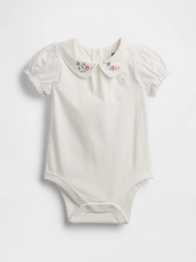 Baby First Favorites Organic Cotton Peter Pan Bodysuit