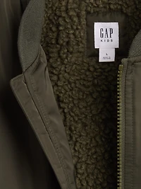 Kids Satin Bomber Jacket