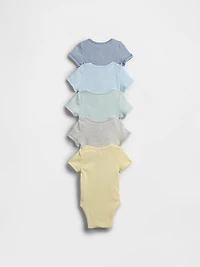 Baby First Favorites TinyRib Bodysuit (5-Pack)