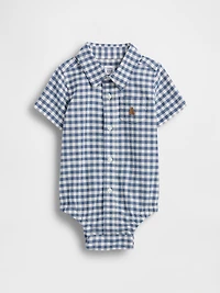 Baby Gingham Oxford Bodysuit