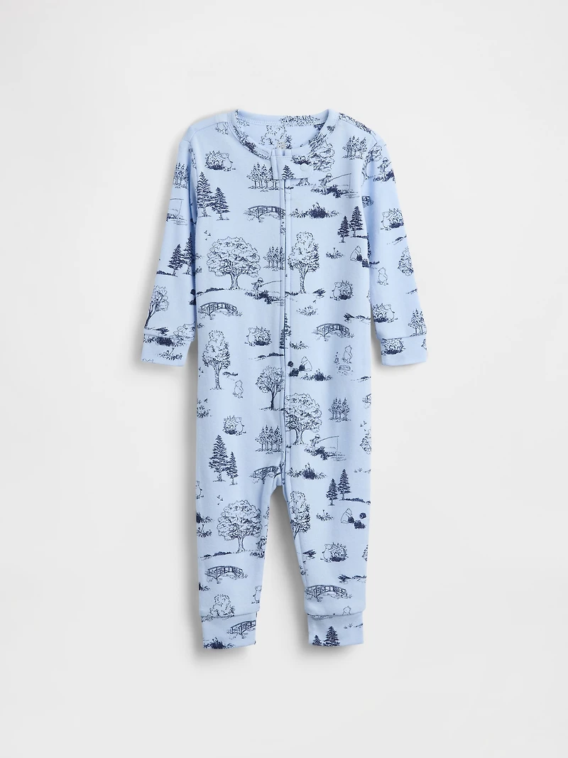 Baby Winnie The Pooh Organic Cotton One-Piece