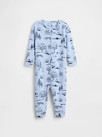 Baby Winnie The Pooh Organic Cotton One-Piece