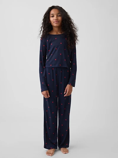 Kids Recycled Pointelle PJ Set