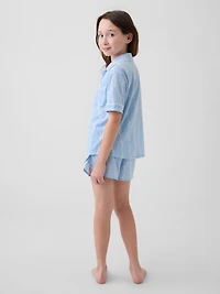 Kids Recycled PJ Short Set