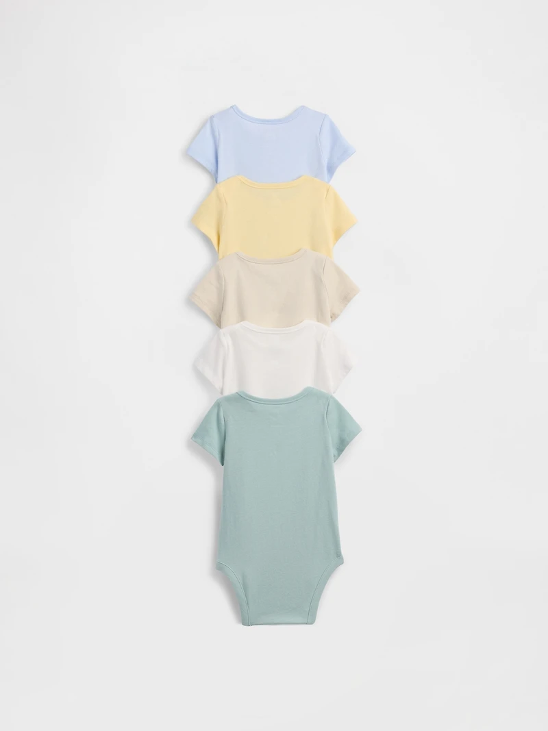 Baby First Favorites Organic Cotton Bodysuit (5-Pack)